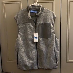 Coast Grey Zip-up Vest